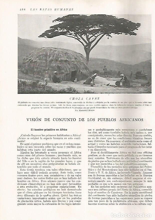 Postkarten: LAMINA 15643: Choza Cafre - Director: Pedro Bosch Gimpera