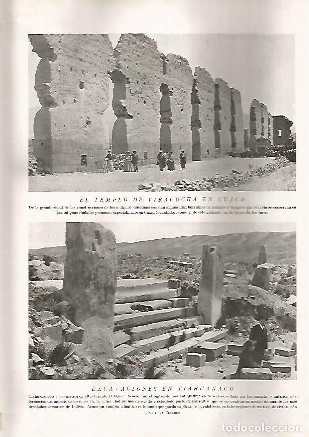 Postkarten: LAMINA 15553: Templo de Viracocha en Cuzco, Peru - Director: Pedro Bosch Gimpera