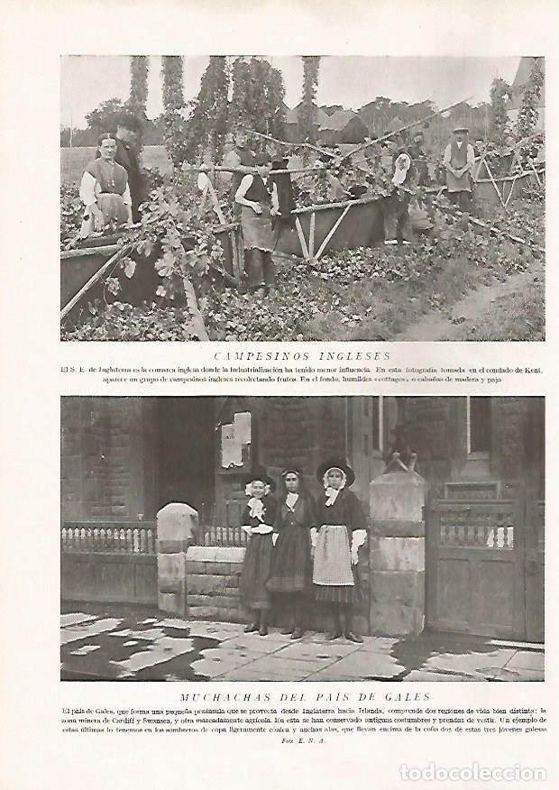 Cartoline: LAMINA 15759: Campesinos de Inglaterra y chicas de Gales - Director: Pedro Bosch Gimpera
