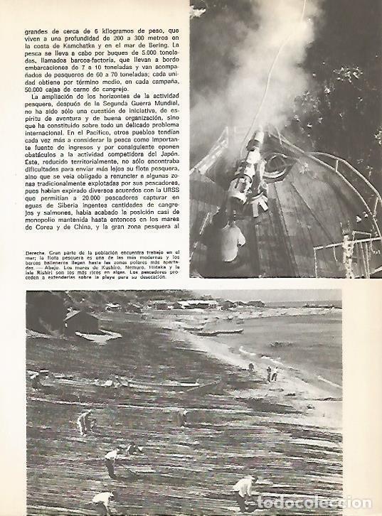 Postcards: LAMINA 15365: Pescadores en los mares de Kushiro y Nemuro de Japon - Varios