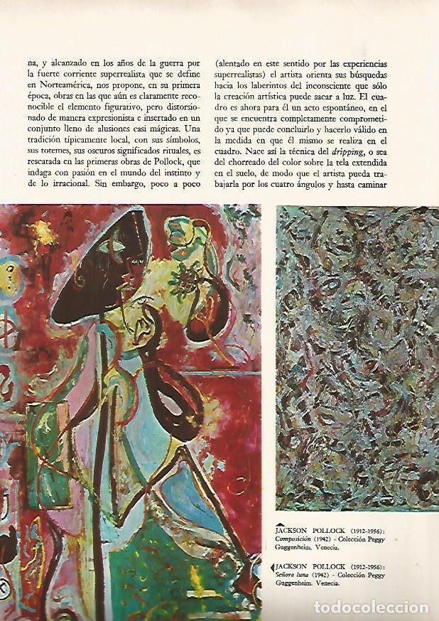 Postkarten: LAMINA 15937: Se&ntilde;ora luna y Composicion, por Pollock - Varios