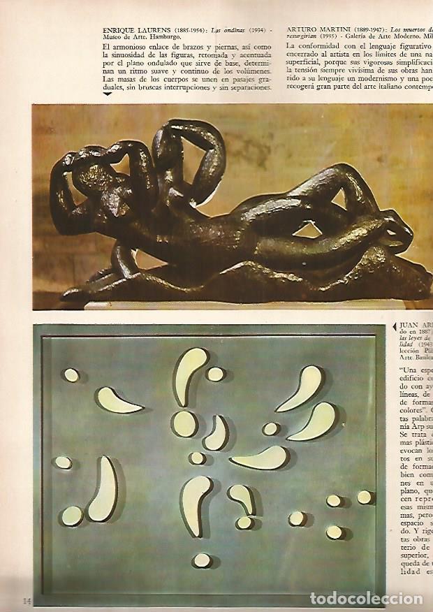 Cartoline: LAMINA 15912: Las ondinas, por Laurens y obra de Juan Arp - Varios