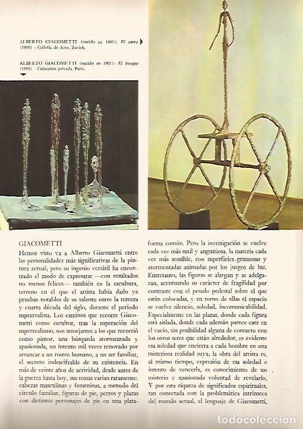 Postkarten: LAMINA 15968: El carro y El Bosque, por A. Giacometti - Varios