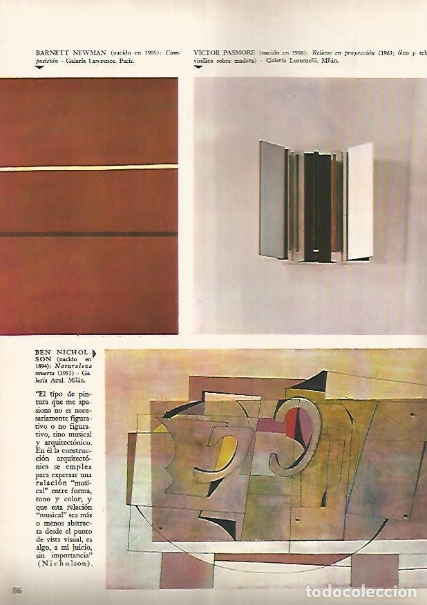 Postkarten: LAMINA 15948: Obras de B. Newman, V. Pasmore y B. Nicholson - Varios