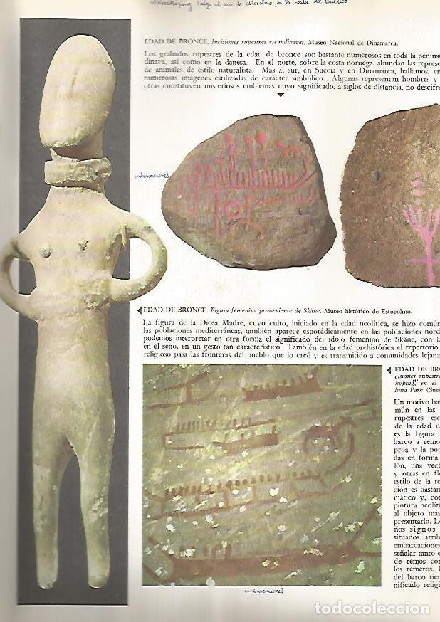 Postkarten: LAMINA 15829: Incisiones de la Edad del Bronce de Escandinavia - Varios