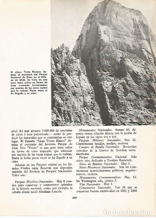 Cartoline: LAMINA 16217: El Gran Trono Blanco en el Parque de Zion, Estados Unidos - Varios