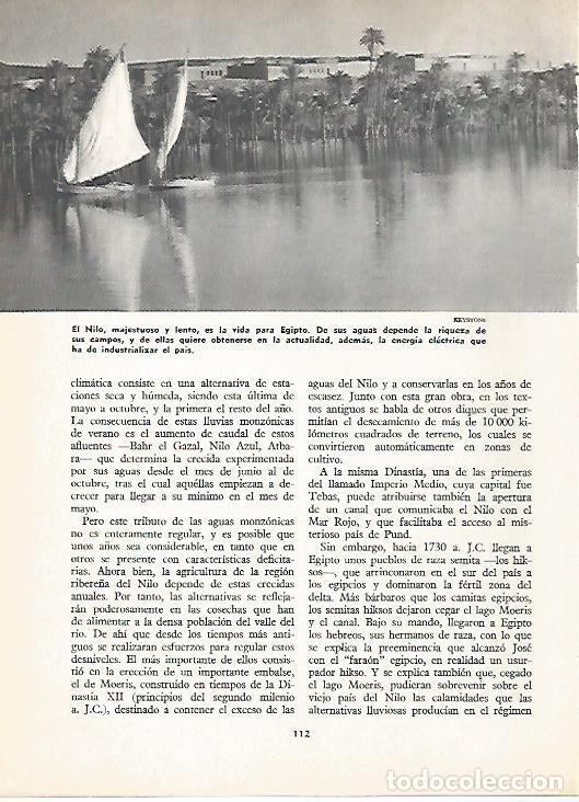 Cartes Postales: LAMINA 16130: El rio Nilo en Egipto - Varios