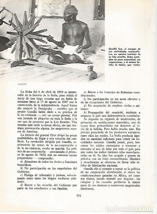 Cartes Postales: LAMINA 16264: Gandhi hilando su tunica - Varios