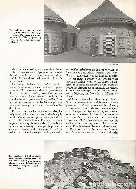 Cartes Postales: LAMINA 16274: Caba&ntilde;a en Vida, Nigeria y casas en el Atlas - Varios