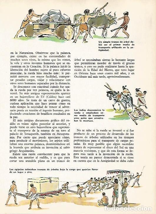 Cartes Postales: LAMINA 16153: Uso de la rueda en la antig&uuml;edad - Varios