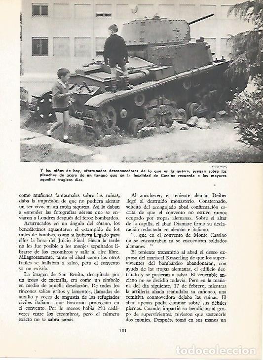 Postcards: LAMINA 16142: Ni&ntilde;os jugando con un tanque en Monte Cassino, Italia - Varios