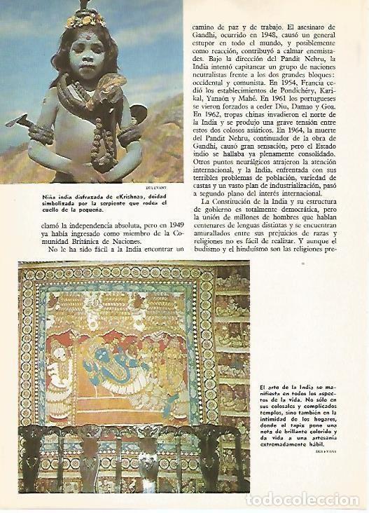 Postales: LAMINA 16177: Ni&ntilde;a disfrazada de Krishna - Varios