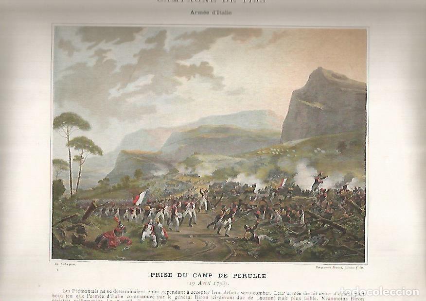 Postales: LAMINA 16051: Toma del Campo de Perulle, 1793 - VVAA