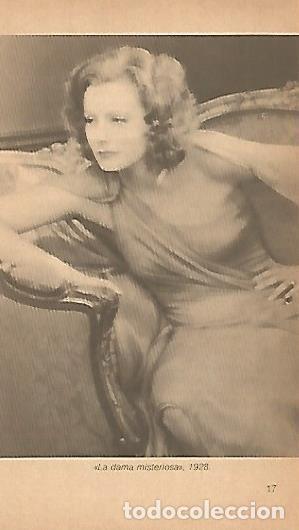 Postales: LAMINA 16005: Greta Garbo en La dama misteriosa - Varios