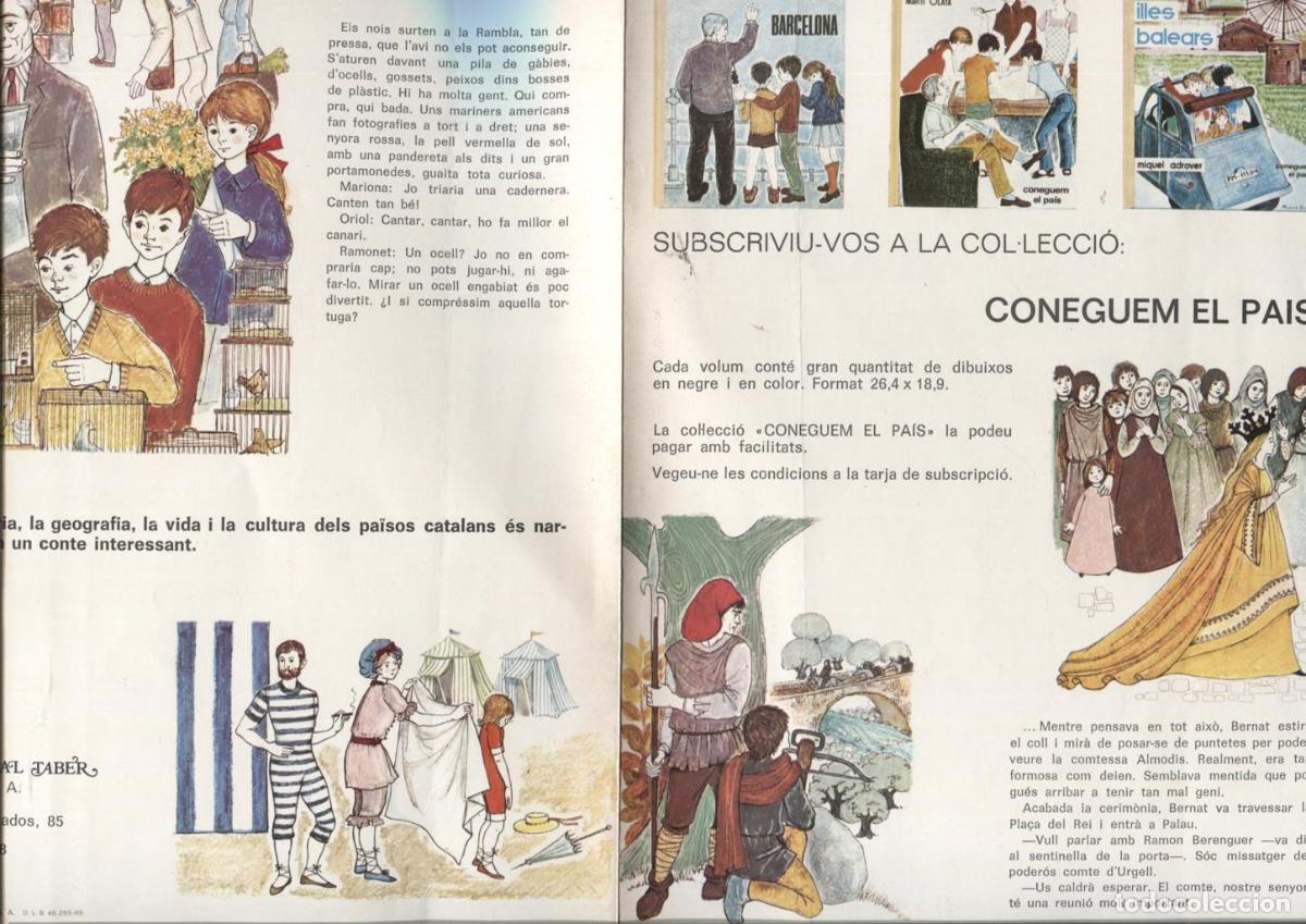 Postales: Diptico promocion editorial Taber coleccion Conegum el Pais - varios