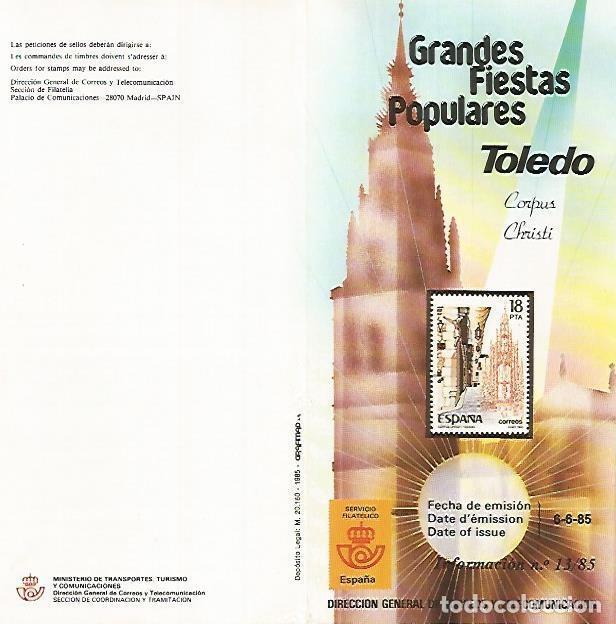 Postales: DIPTICO 16423: Grandes fiestas populares. Toledo - Varios