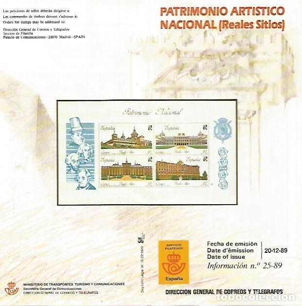 Postales: DIPTICO 16435: Patrimonio Artistico Nacional. Reales Sitios - Varios