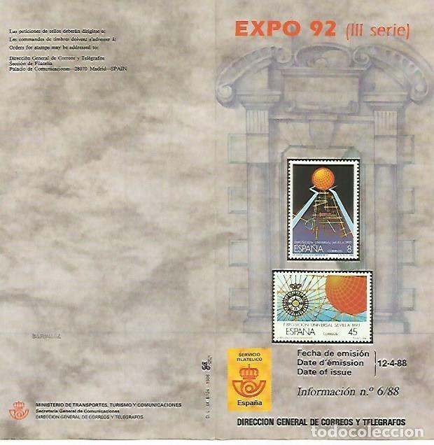 Cartoline: DIPTICO 16409: Expo 92 III Serie - Varios