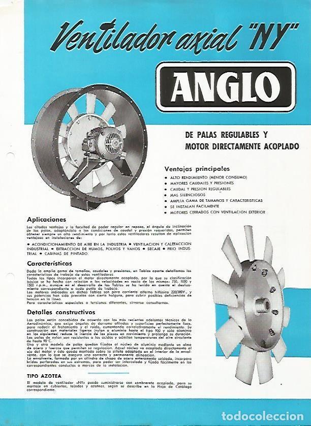 Cartoline: LAMINA 16035: Ventilador Anglo Axial NY - Varios