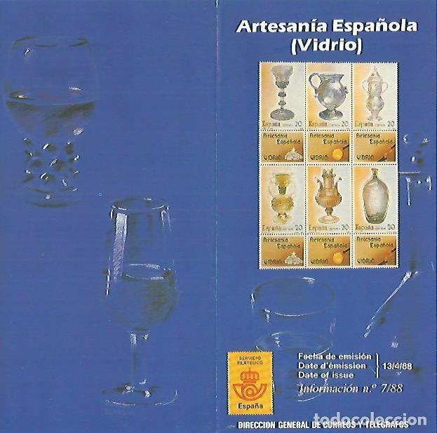 Cartoline: DIPTICO 16396: Artesania espa&ntilde;ola. Vidrio - Varios