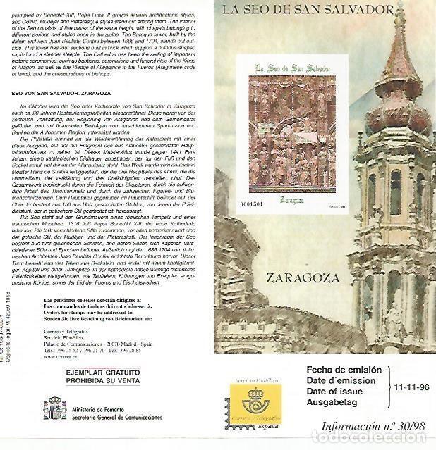 Postais: DIPTICO 16484: La Seo de San Salvador - Varios