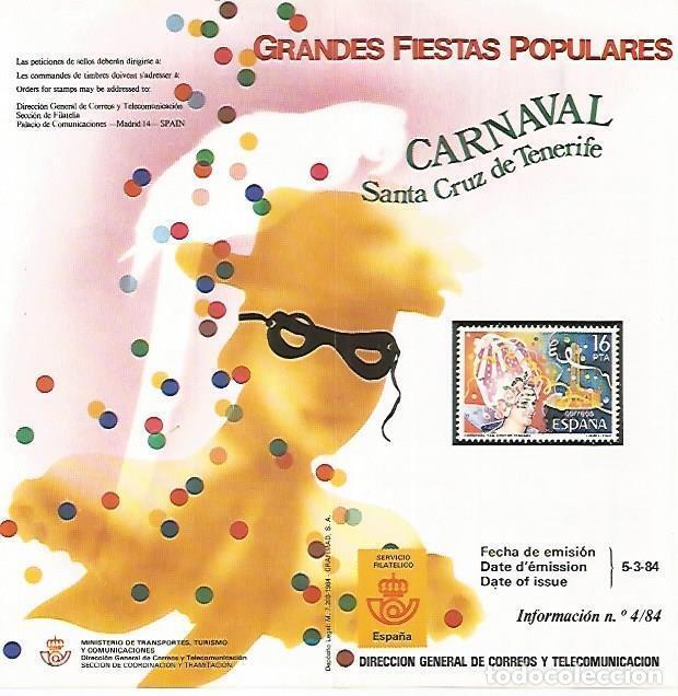 Postais: DIPTICO 16472: Carnaval de Santa Cruz de Tenerife - Varios