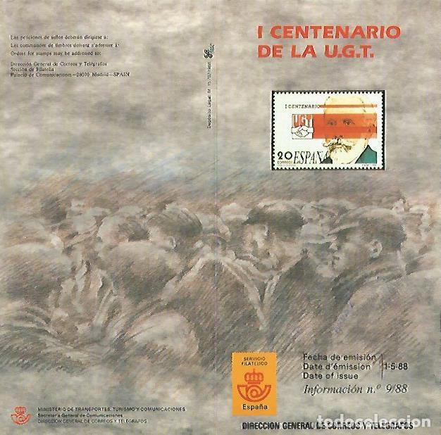Postais: DIPTICO 16398: I Centenario de la UGT - Varios