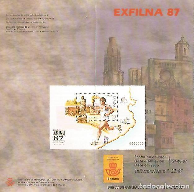 Postais: DIPTICO 16317: Exfilna 87 - Varios