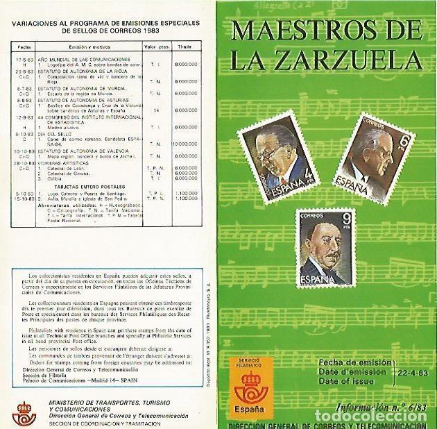 Postais: DIPTICO 16303: Maestros de la Zarzuela - Varios