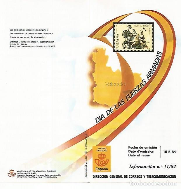 Postais: DIPTICO 16464: Dia de las Fuerzas Armadas. Valladolid - Varios