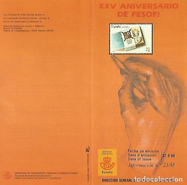Cartes Postales: DIPTICO 16383: XXV Aniversario de Fesofi - Varios