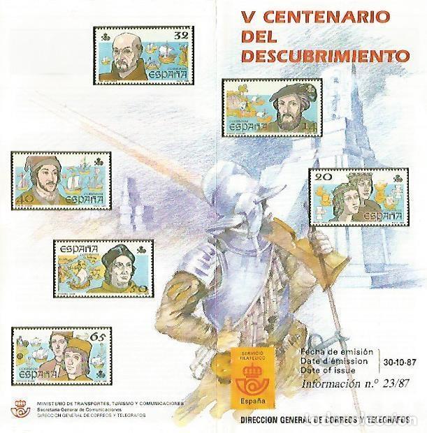 Cartes Postales: DIPTICO 16319: V Centenario del Descubrimiento - Varios