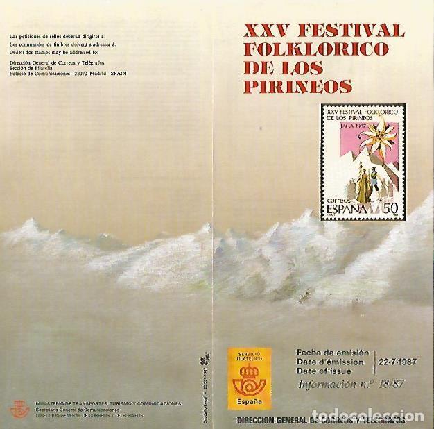Cartes Postales: DIPTICO 16324: XXV Festival Folklorico de los Pirineos - Varios