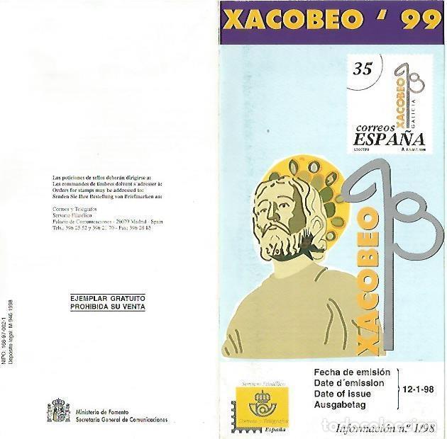 Cartes Postales: DIPTICO 16280: Xacobeo 1999. - Varios