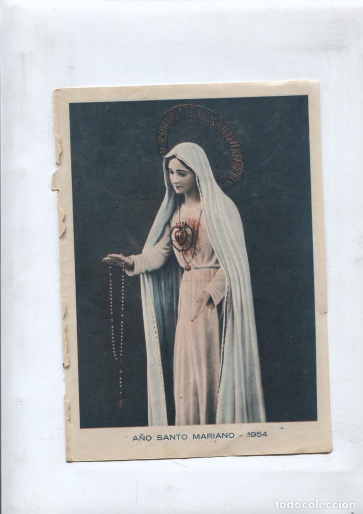 Postais: Vida y Luz: Estampa religiosa numerada 01: A&ntilde;o Santo Mariano 1954 - Varios