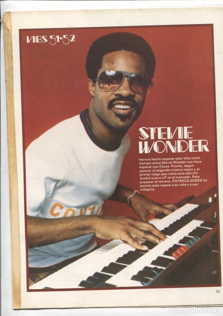 Postales: Vibraciones: articulo sobre Stevie Wonder - - Foto 1
