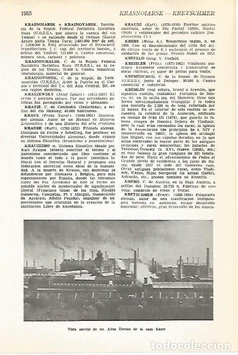 Postkarten: LAMINA VOX 16841: Altos Hornos de la casa Knupp - Varios