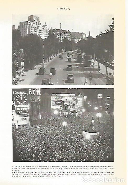 Postkarten: LAMINA VOX 16868: The Embankment y Picadilly Circus de Londres - Varios