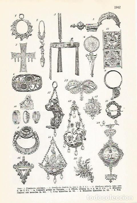 Cartes Postales: LAMINA VOX 16826: Tipos de joyas - Varios