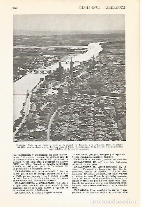 Cartes Postales: LAMINA VOX 16814: Vista parcial de Zaragoza - Varios