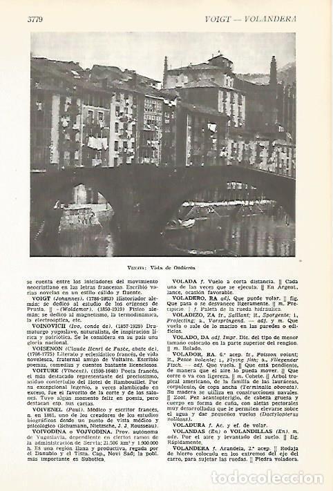 Cartes Postales: LAMINA VOX 16788: Ondarroa, Vizcaya - Varios