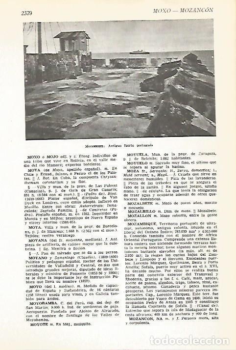 Postkarten: LAMINA VOX 16952: Fuerte portugues en Mozambique - Varios