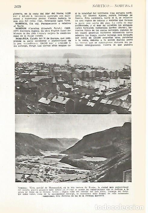 Postkarten: LAMINA VOX 16985: Vista de Hammerfest y valle de Otta, Noruega - Varios