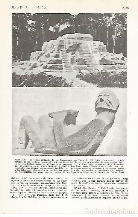 Postkarten: LAMINA VOX 16913: Arte Maya - Varios