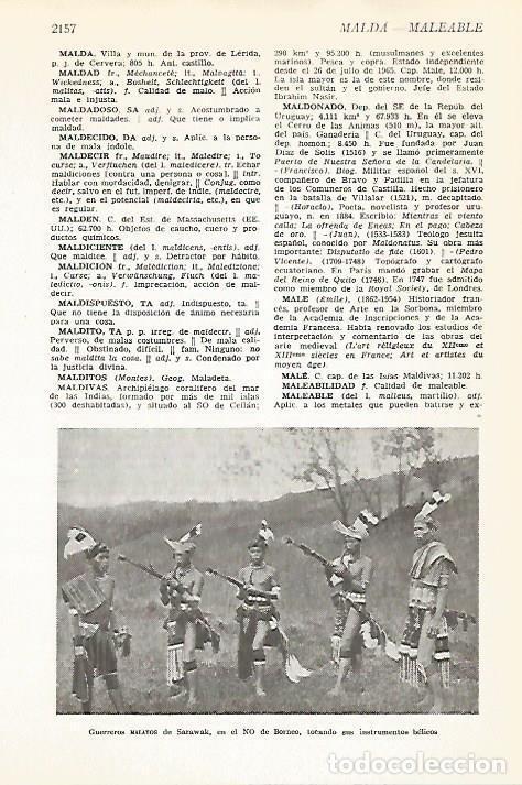 Postkarten: LAMINA VOX 16894: Guerreros malayos de Sarawak - Varios