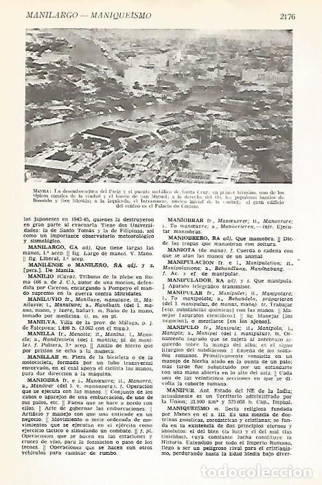 Postkarten: LAMINA VOX 16898: Desembocadura del Pasig en Manila, Filipinas - Varios