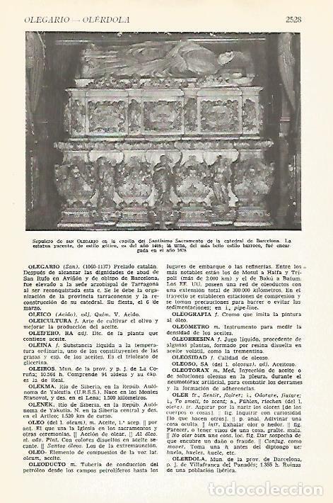 Postkarten: LAMINA VOX 17003: Sepulcro de San Olegario en la catedral de Barcelona - Varios