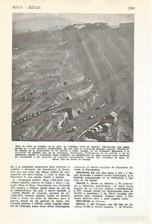 Postkarten: LAMINA VOX 16933: Mina de hulla en Fushun, China - Varios