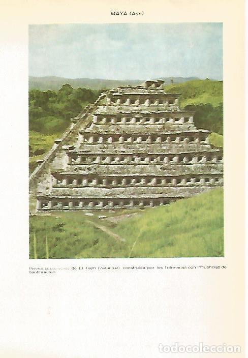 Postkarten: LAMINA VOX 16915: Piramide de los Nichos en El Tajin, Mexico - Varios