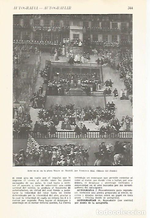 Postkarten: LAMINA VOX 16581: Auto de Fe en Madrid - Varios